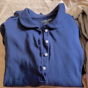Bundle of 2 Lands End Uniform Shirts